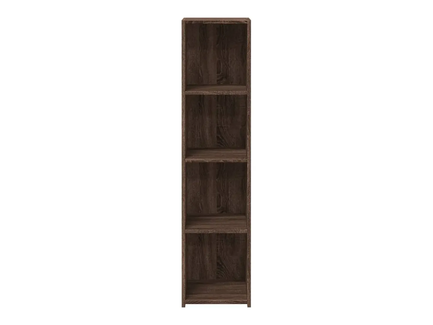 Aparador alto madera de ingeniería marrón roble 30x41x124 cm