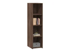 Aparador alto madera de ingeniería marrón roble 30x41x124 cm
