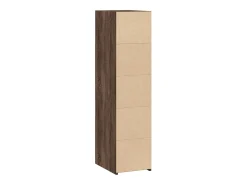 Aparador alto madera de ingeniería marrón roble 30x41x124 cm