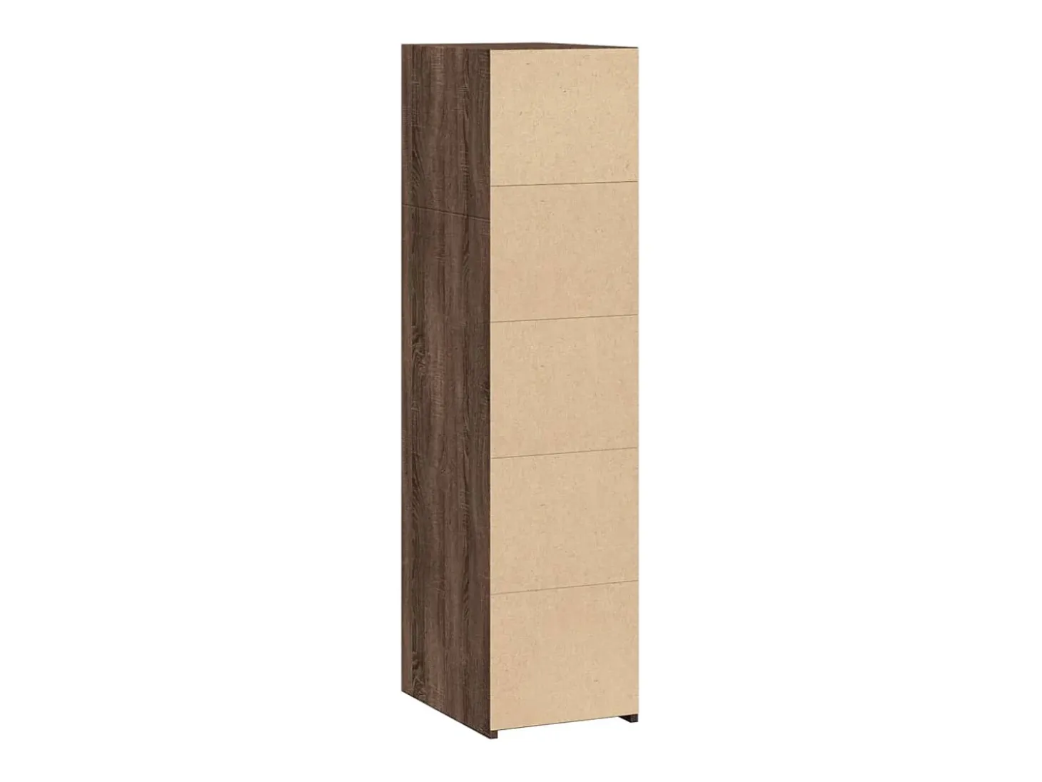 Aparador alto madera de ingeniería marrón roble 30x41x124 cm