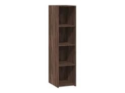 Aparador alto madera de ingeniería marrón roble 30x41x124 cm