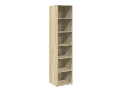 Aparador alto madera de ingeniería roble Sonoma 40x41x185 cm