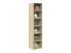 Aparador alto madera de ingeniería roble Sonoma 40x41x185 cm