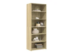 Aparador alto madera de ingeniería roble Sonoma 70x41x185 cm