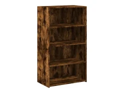 Aparador alto madera de ingeniería roble ahumado 70x41x124 cm