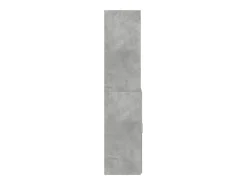 Aparador alto madera de ingeniería gris hormigón 70x42,5x185 cm