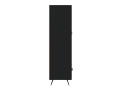 Aparador alto madera de ingeniería negro 69,5x31x115 cm