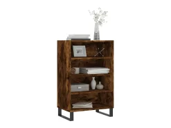 Aparador alto madera de ingeniería roble ahumado 57x35x90 cm ES35034