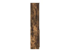 Aparador alto madera de ingeniería roble ahumado 70x35x180 cm