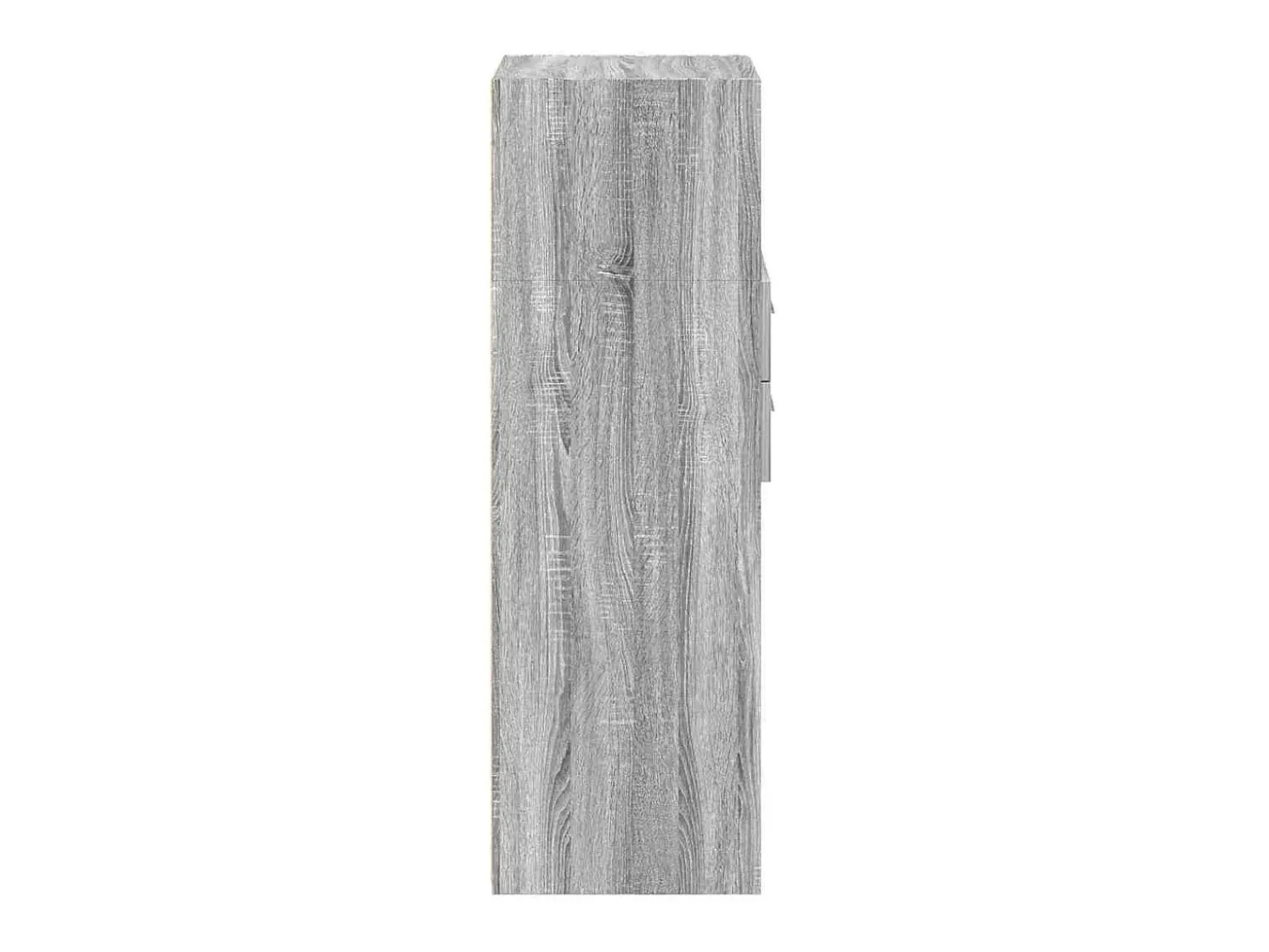 Aparador alto madera de ingeniería gris Sonoma 30x42,5x124 cm
