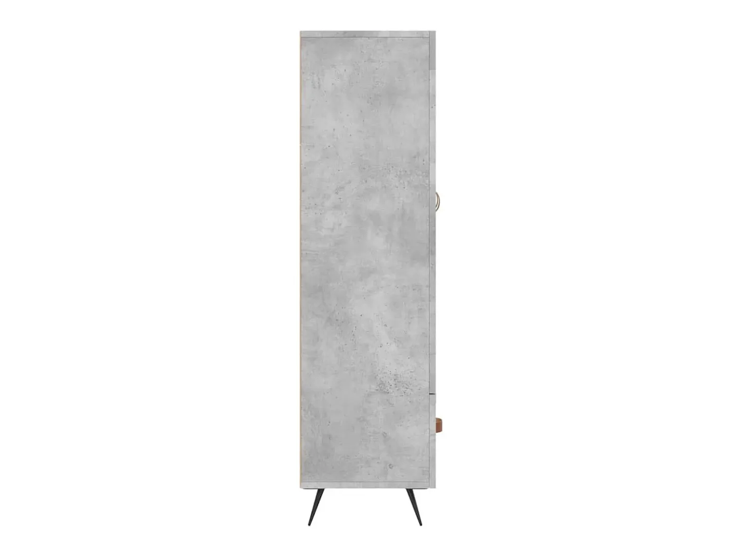 Aparador alto madera de ingeniería gris hormigón 69,5x31x115 cm