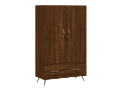 Aparador alto madera de ingeniería roble marrón 69,5x31x115 cm ES11705