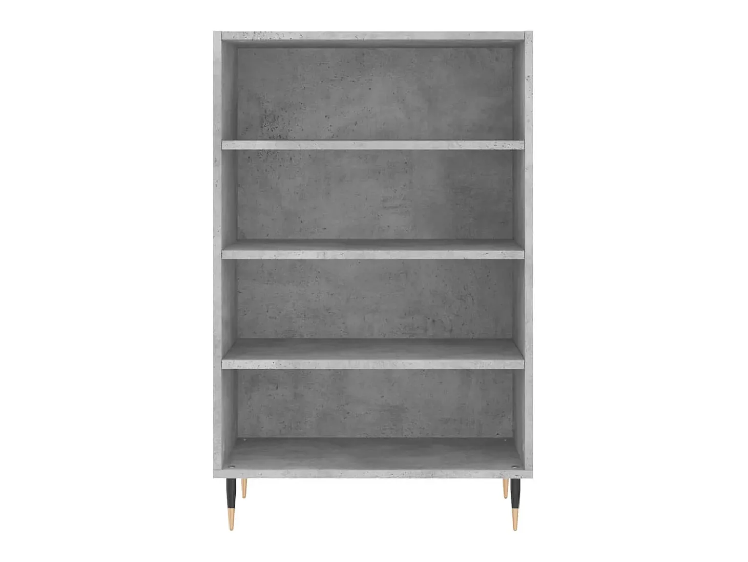 Aparador alto madera de ingeniería gris hormigón 57x35x90 cm ES62467
