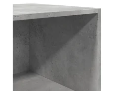 Aparador alto madera de ingeniería gris 40x41x185 cm