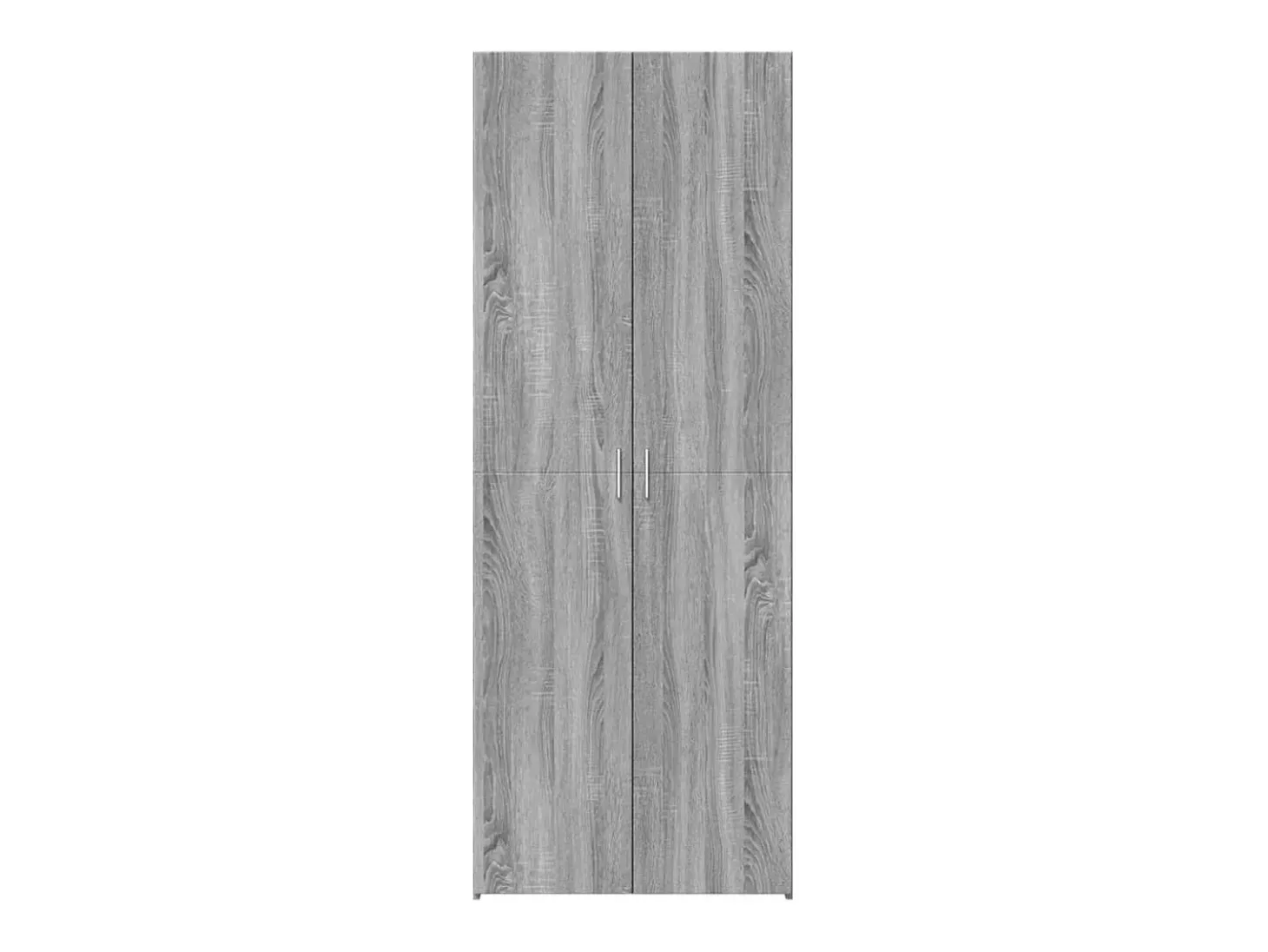Aparador alto madera de ingeniería gris Sonoma 70x42,5x185 cm