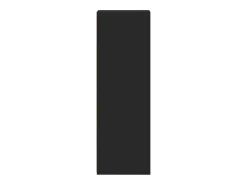 Aparador alto madera de ingeniería negro 30x41x124 cm