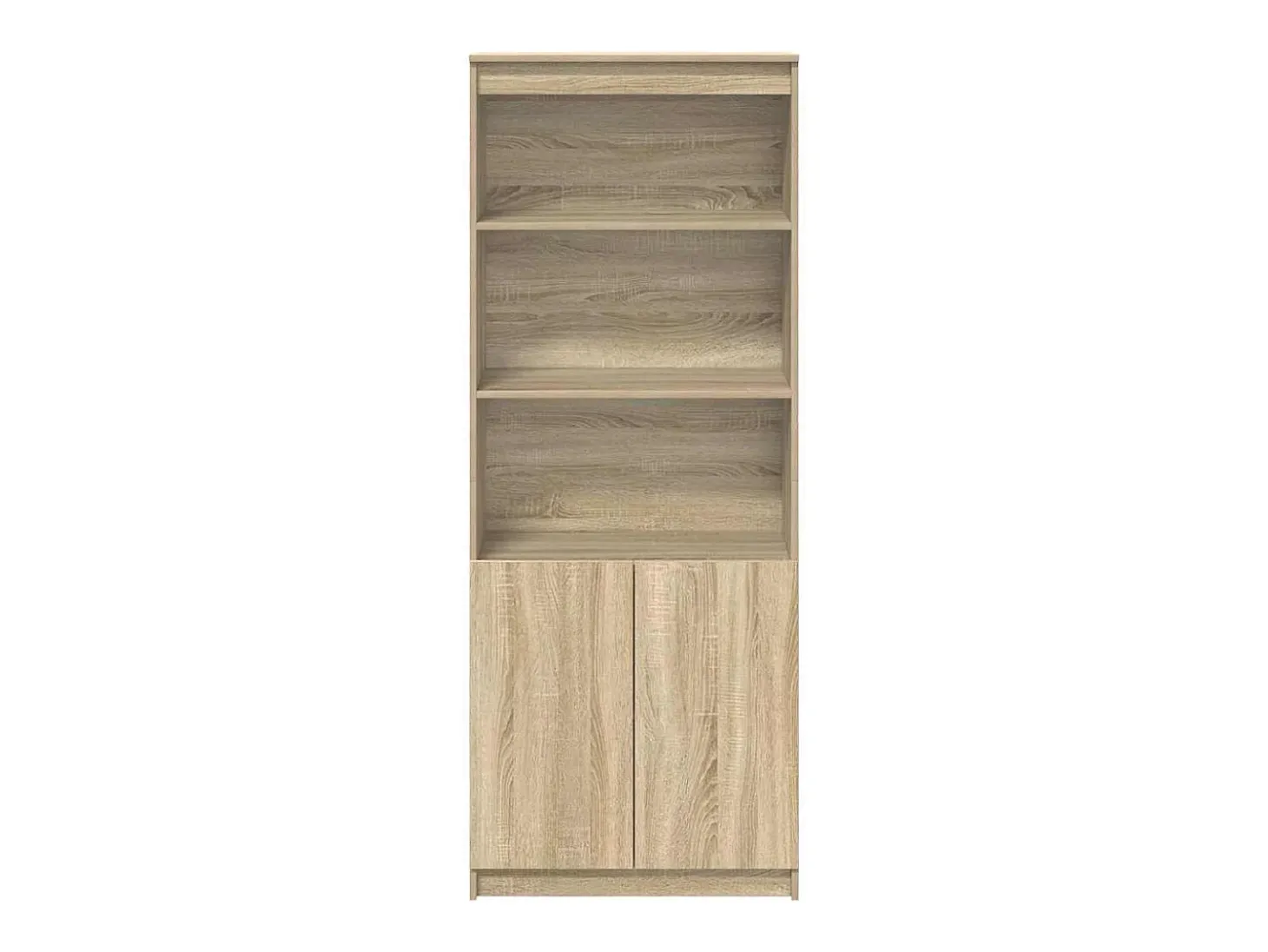 Aparador alto madera de ingeniería roble Sonoma 70x35x180 cm
