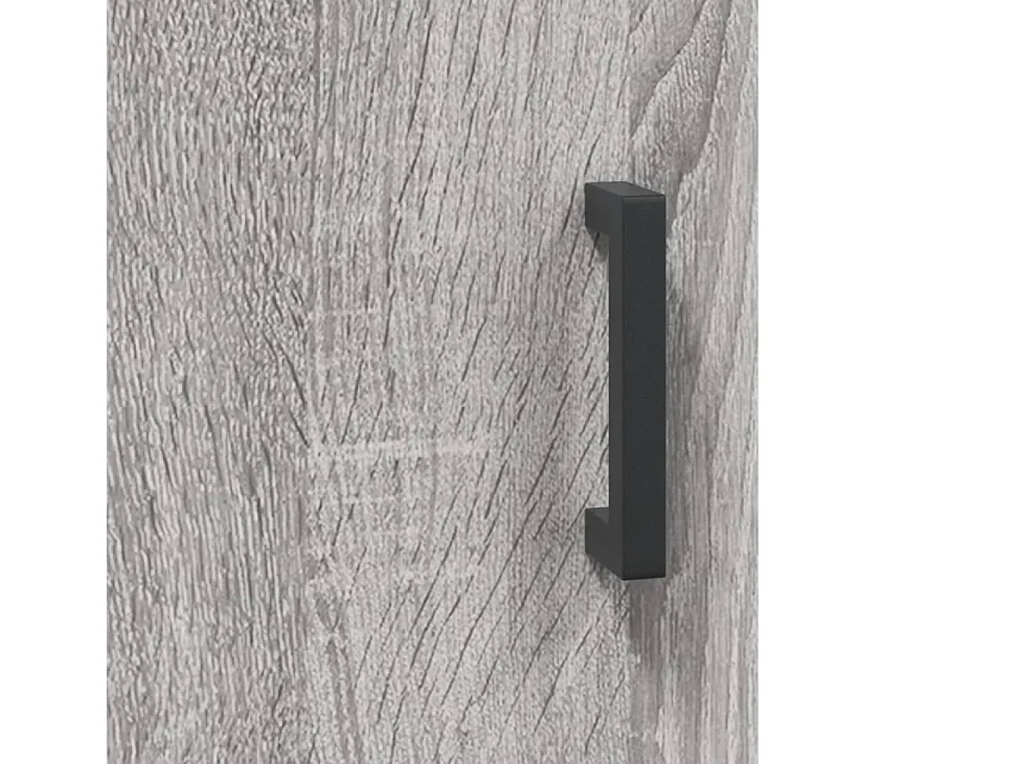 Aparador alto madera de ingeniería gris Sonoma 69,5x31x115 cm