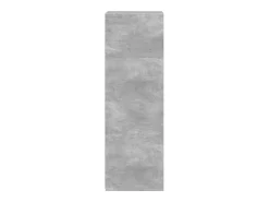 Aparador alto madera de ingeniería gris hormigón 40x41x124 cm