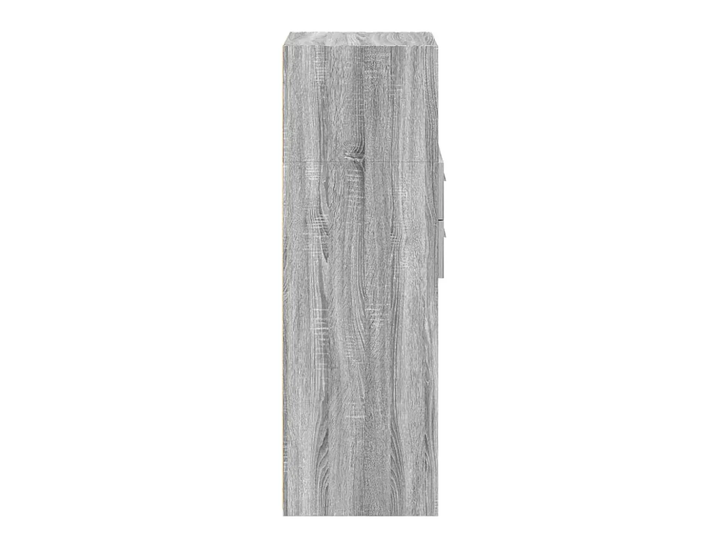 Aparador alto madera de ingeniería gris Sonoma 45x42,5x124 cm
