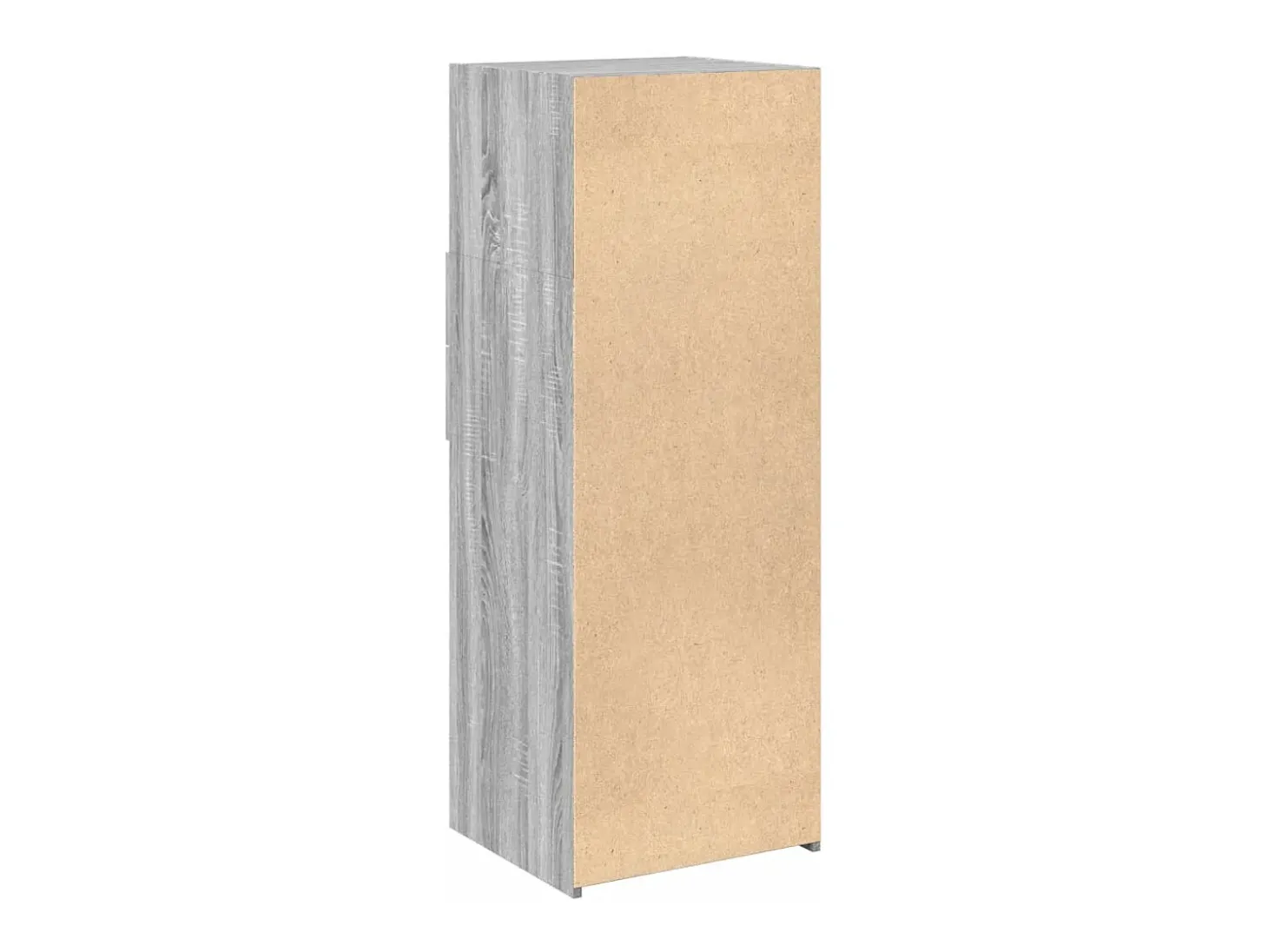 Aparador alto madera de ingeniería gris Sonoma 45x42,5x124 cm