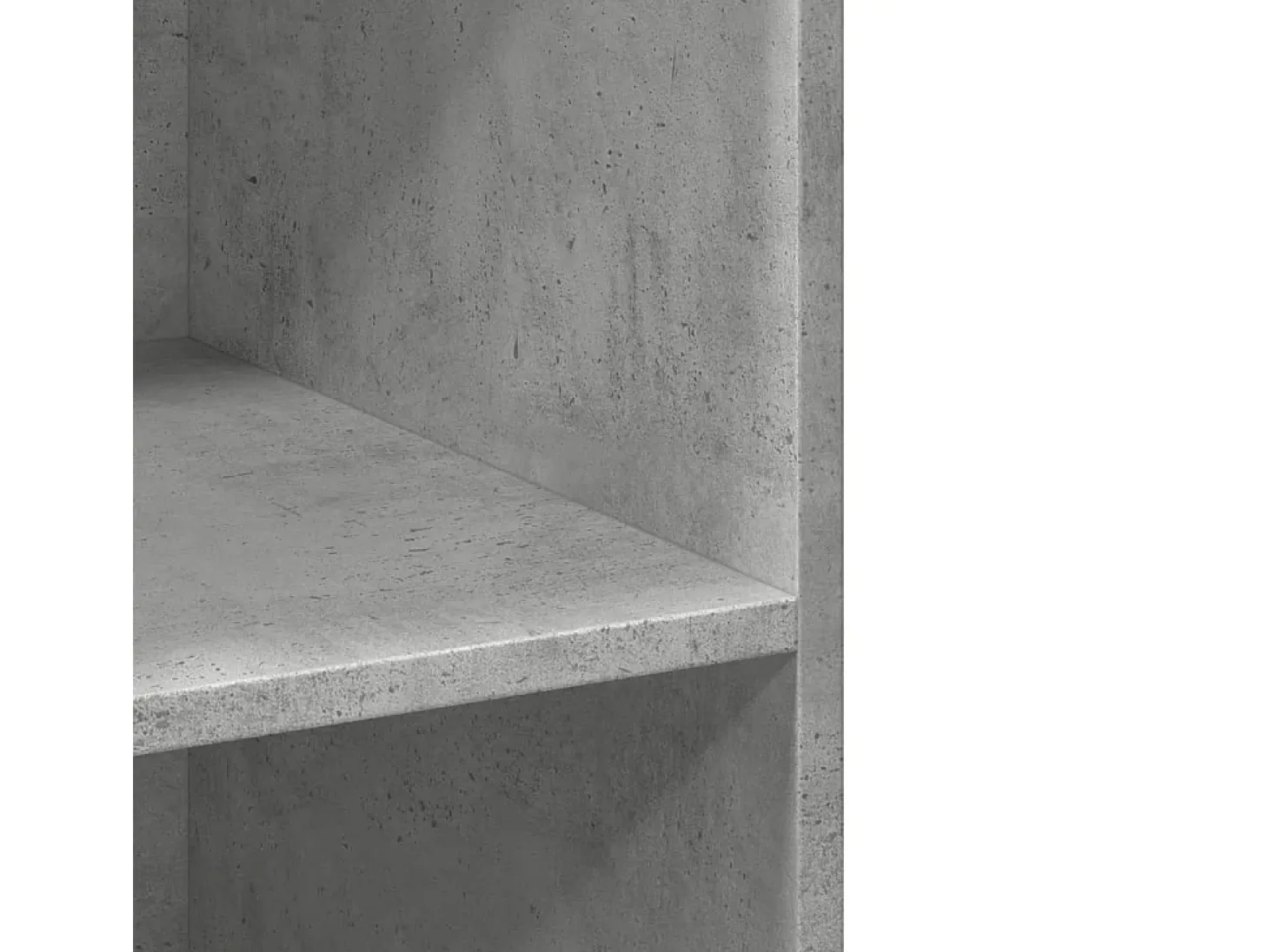Aparador alto madera de ingeniería gris hormigón 70x41x185 cm