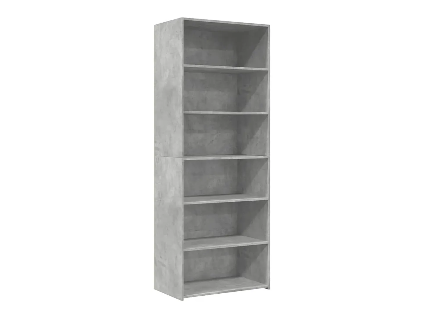 Aparador alto madera de ingeniería gris hormigón 70x41x185 cm