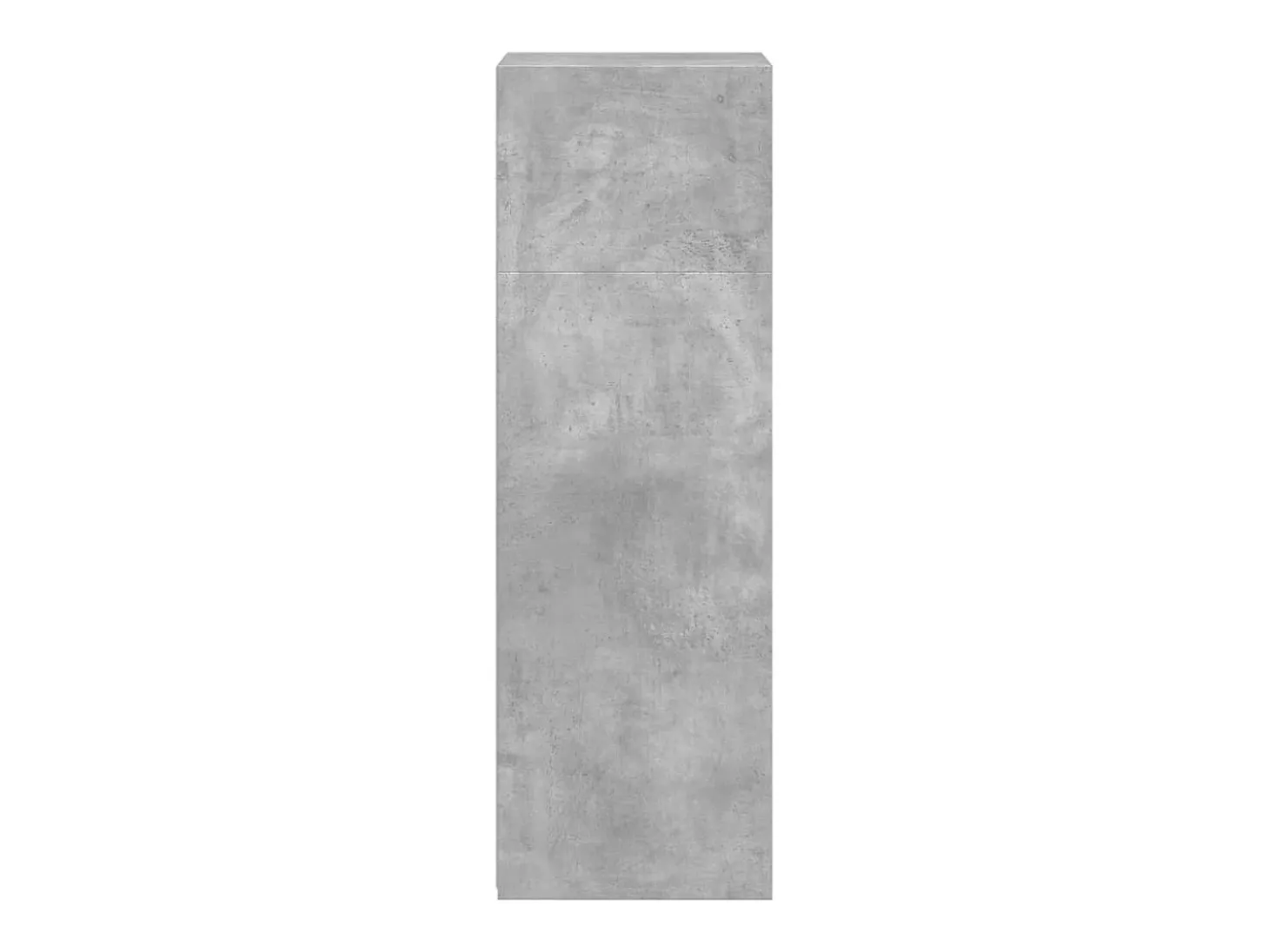 Aparador alto madera de ingeniería gris hormigón 45x41x124 cm