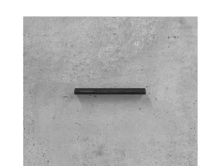 Aparador alto madera de ingeniería gris hormigón 69,5x31x115 cm