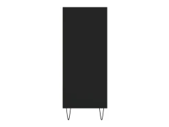 Aparador alto madera de ingeniería negro 57x35x90 cm ES56305