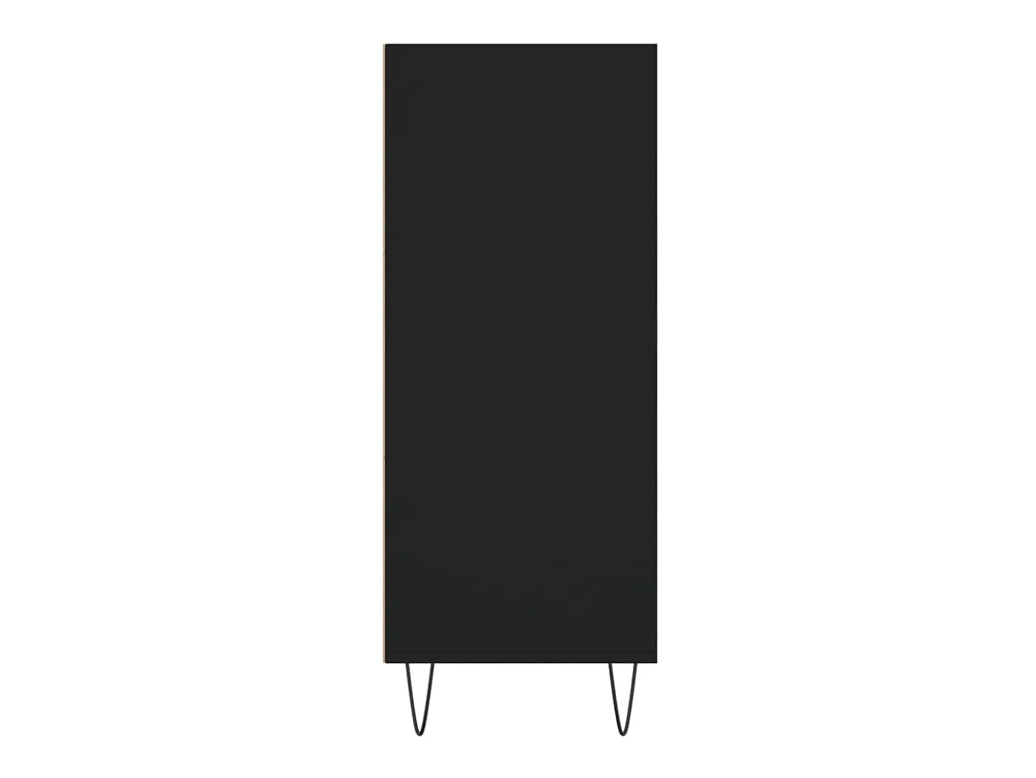 Aparador alto madera de ingeniería negro 57x35x90 cm ES56305