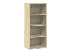 Aparador alto madera de ingeniería roble Sonoma 50x41x124 cm