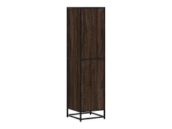 Aparador alto madera ingeniería marrón roble 35,5x35x139cm
