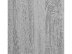 Aparador alto madera ingeniería metal gris sonoma 35,5x35x13 cm