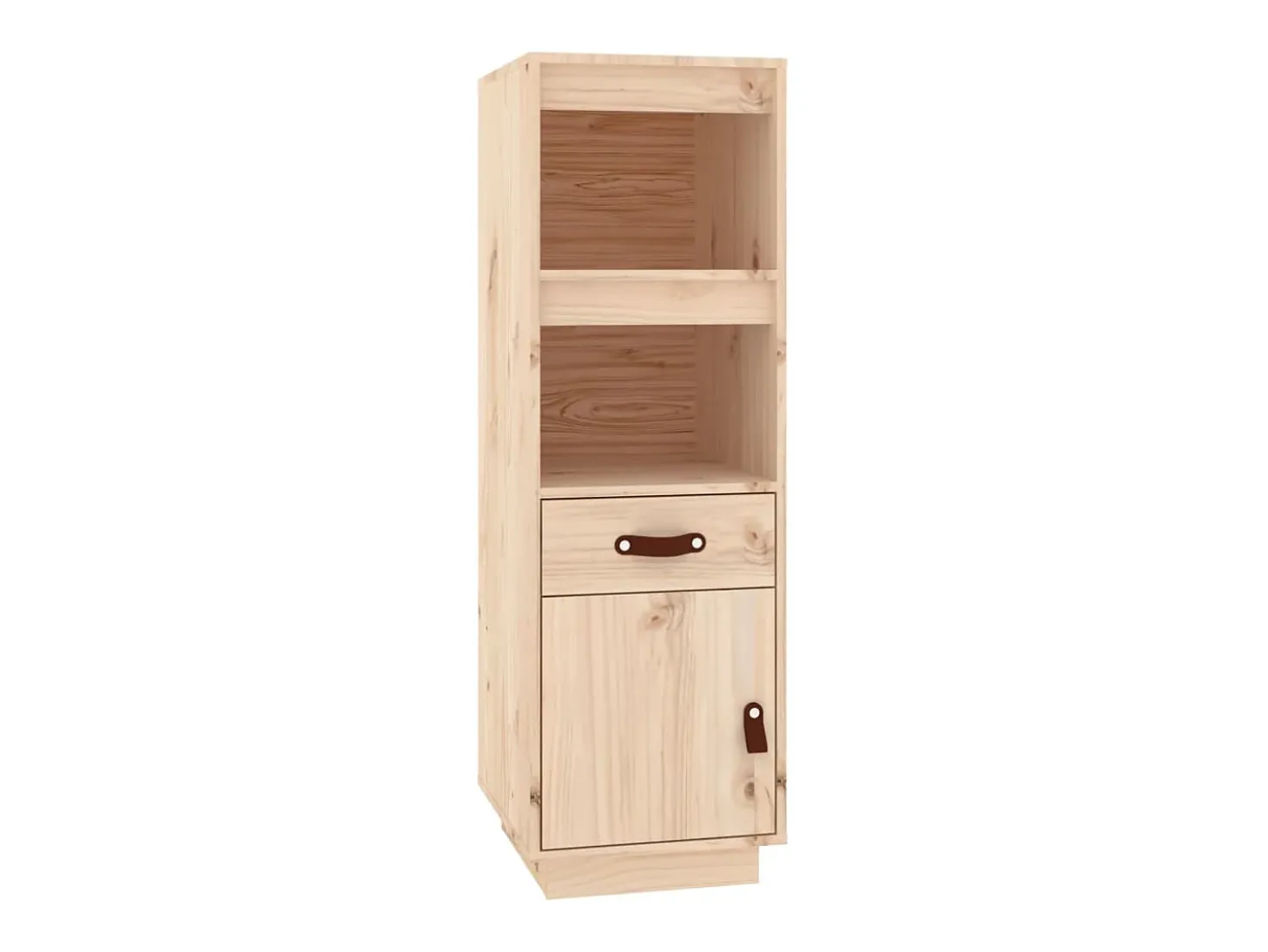 Aparador alto madera maciza de pino 34x40x108,5 cm