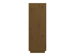 Aparador alto madera maciza de pino marrón miel 89x40x116,5 cm ES68165