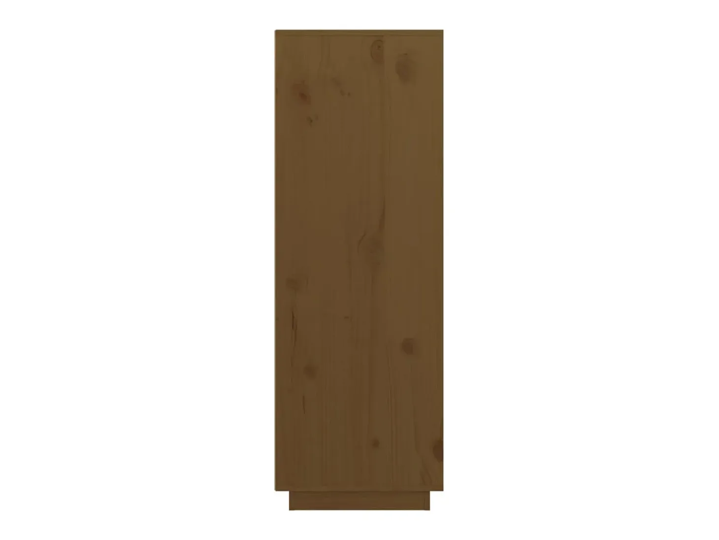 Aparador alto madera maciza de pino marrón miel 89x40x116,5 cm ES68165