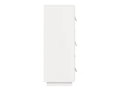 Aparador alto madera maciza de pino blanco 34x40x108,5 cm