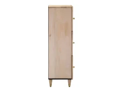 Aparador alto madera maciza de mango 40x33x110 cm