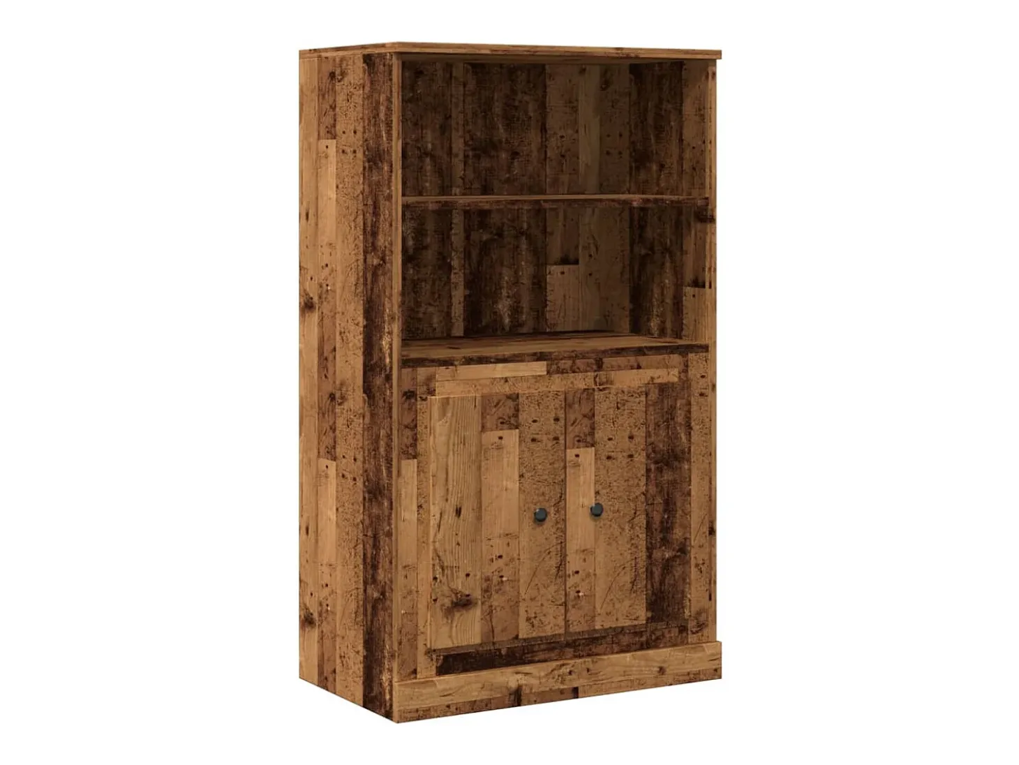 Aparador alto madera vieja 60x35,5x103,5 cm madera contrachapada