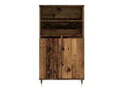 Aparador alto madera vieja 60x36x110 cm madera contrachapada