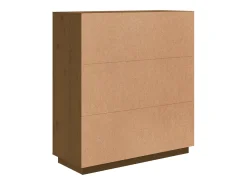 Aparador alto Marrón miel 100x40x108,5 cm Madera maciza de pino