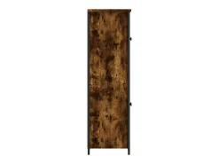 Aparador alto roble ahumado 62x32x106,5 cm madera de ingeniería