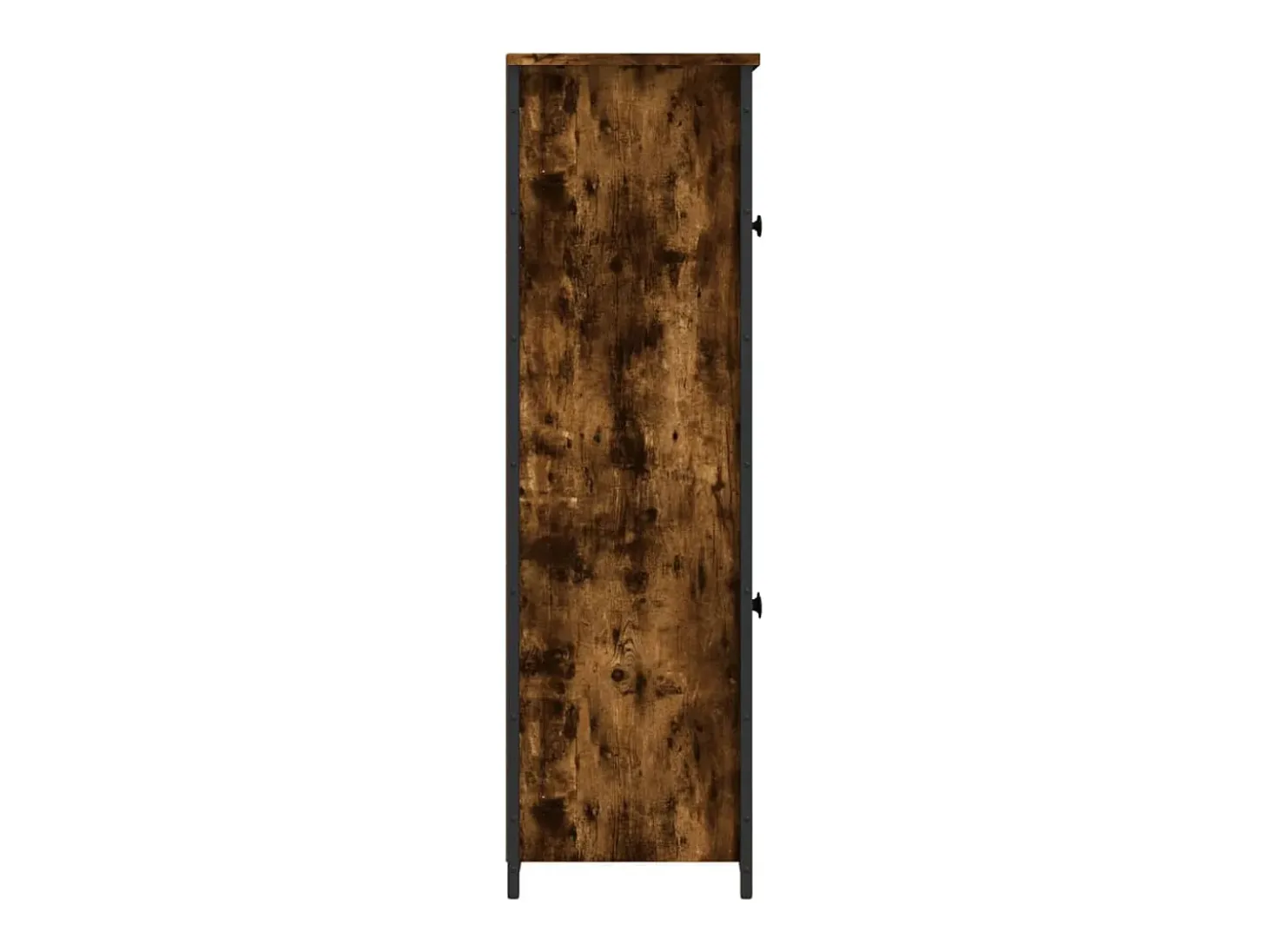Aparador alto roble ahumado 62x32x106,5 cm madera de ingeniería