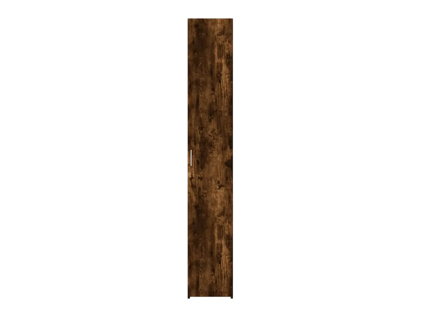 Aparador alto roble ahumado 30x42,5x185 cm madera de ingeniería