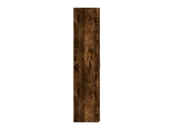 Aparador alto roble ahumado 30x42,5x185 cm madera de ingeniería