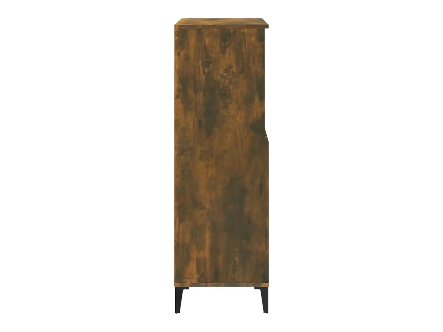 Aparador alto Roble ahumado 60x36x110 cm Madera de ingeniería