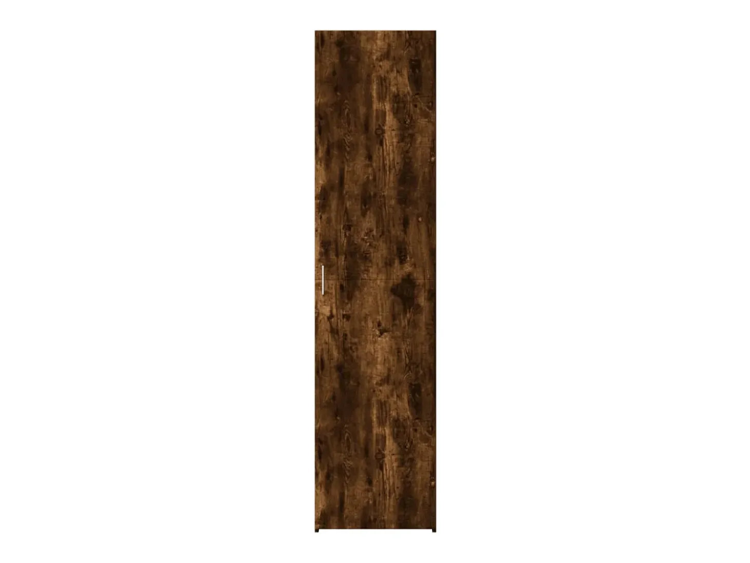 Aparador alto roble ahumado 45x42,5x185 cm madera de ingeniería