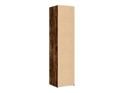 Aparador alto roble ahumado 45x42,5x185 cm madera de ingeniería