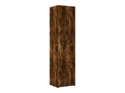 Aparador alto roble ahumado 45x42,5x185 cm madera de ingeniería
